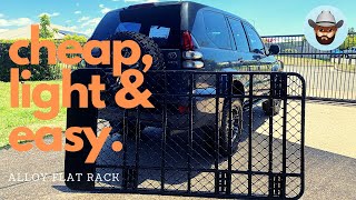 WHO NEEDS INSTRUCTIONS ANYWAY!? | Best value for money aluminium roof rack for my Prado 120