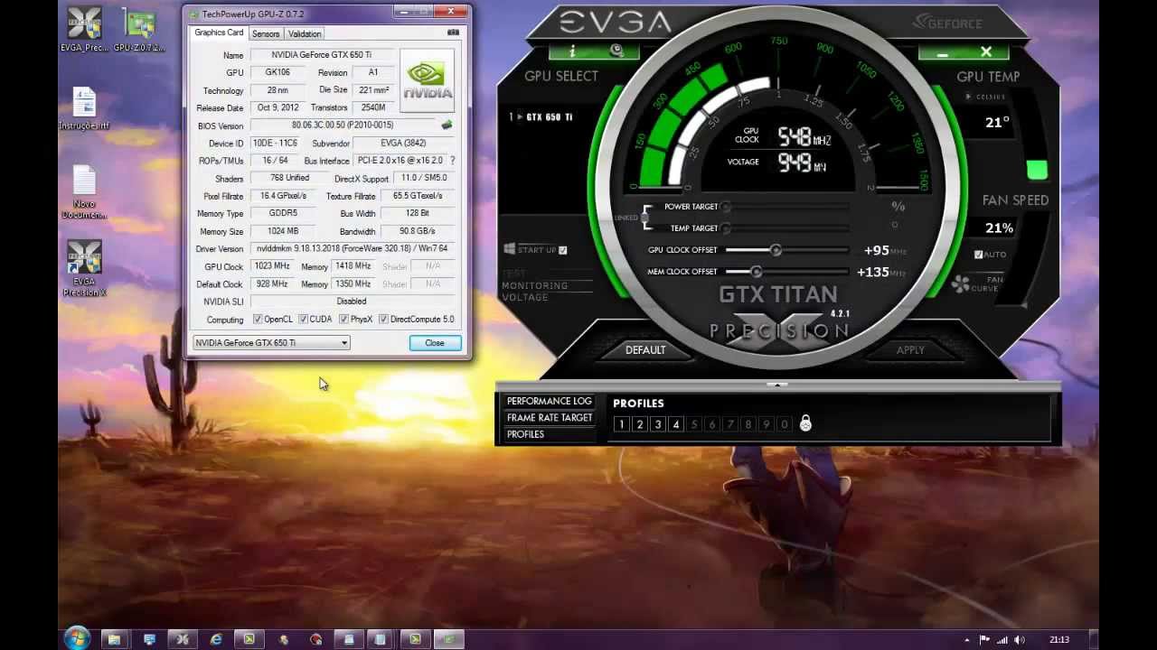 how to use evga precision x to overclock 750 ti