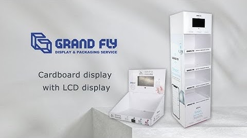 New! Cardboard Display wich LCD