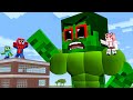 Monster School : Hulk Become Super Giant Rescue People - Sad Story - Minecraft Animation