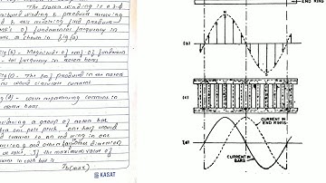 Design of rotor bars and End ring