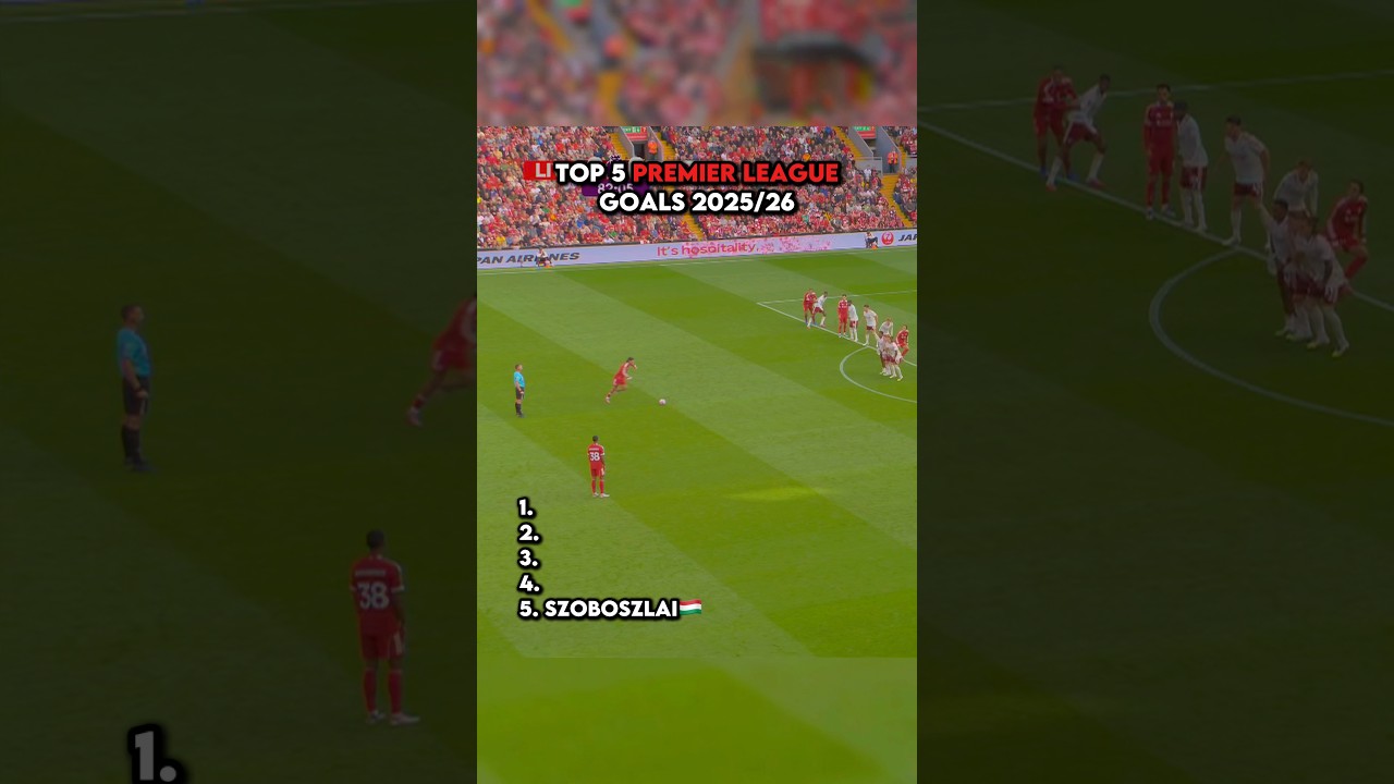 Top 5 Premier League goals 2025/26