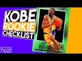 Kobe Bryant Rookie Cards Checklist | 16 Kobe Rookie Cards With Values & Pop Reports