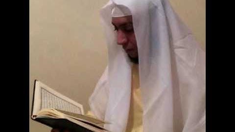 تلاوة خيالية للقارئ سيف الدين بوجمعي محاكاة المنشاوي