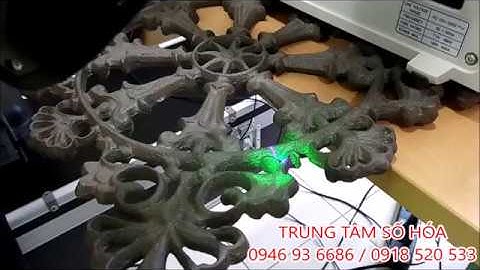 Dịch vụ Scan3D Thiết kế ngược Cửa đúc gang - TRUNG TÂM SỐ HÓA