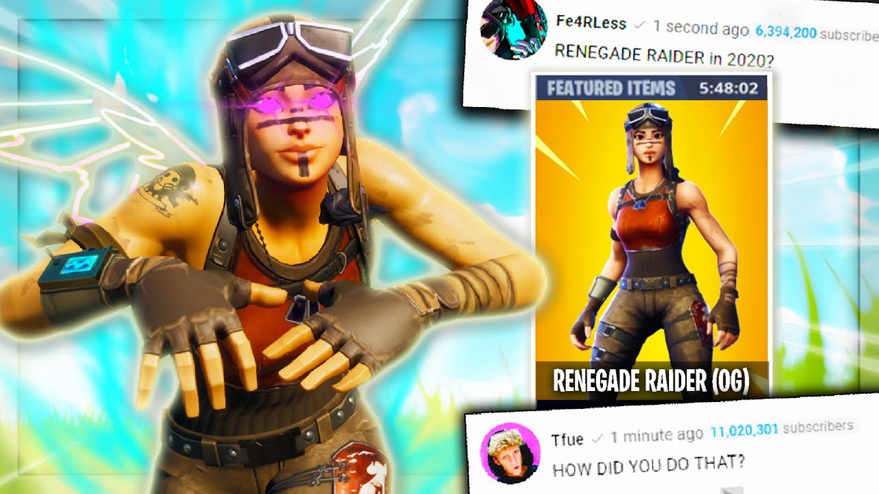 Do NOT use RENEGADE RAIDER in 2020... 😂 - YouTube