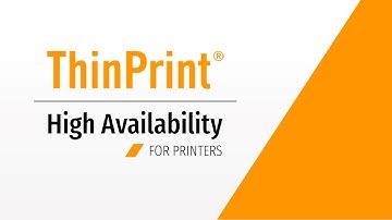 High Availability Printing thanks to Clustering, Failover and Load Balancing