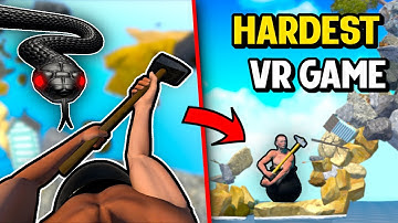 Ik heb Getting Over It omgezet in een VR-game