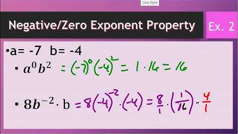 Lesson 32 Simplifying and Evaluating Expressions with Integer and Zero Exponents