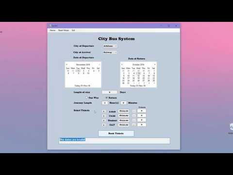 Bus Ticket Application - Software for Cloud Project