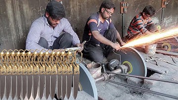 Amazing Handmade SCISSORS Making | Scissors Mass Production Process - Korean Scissor Technician .