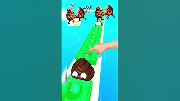 Hand Touching Poop Eggs 💩 | Pop Run 3D New Funny Level | Satisfying Pop It Challenge Gameplay 2025