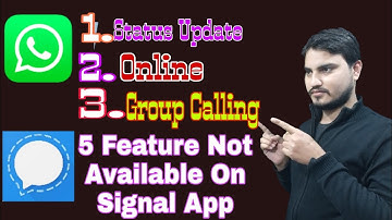 Five Popular Function Of WhatsApp | WhatsApp Status | Not Available On Signal App