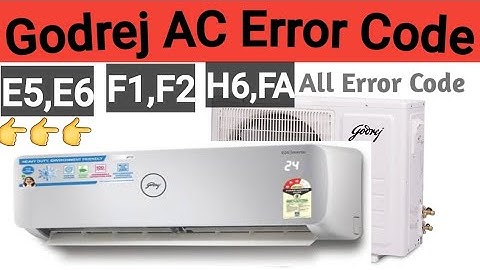 godrej ac error code list hindi/ godrej ki ac me error code kaise shot out kare/patel and brothers