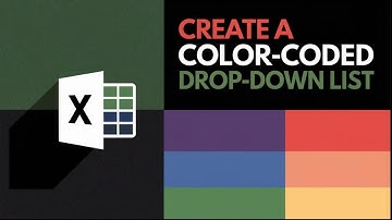 Make Your Excel Data Pop: Create a Color-Coded Drop-Down List in Excel