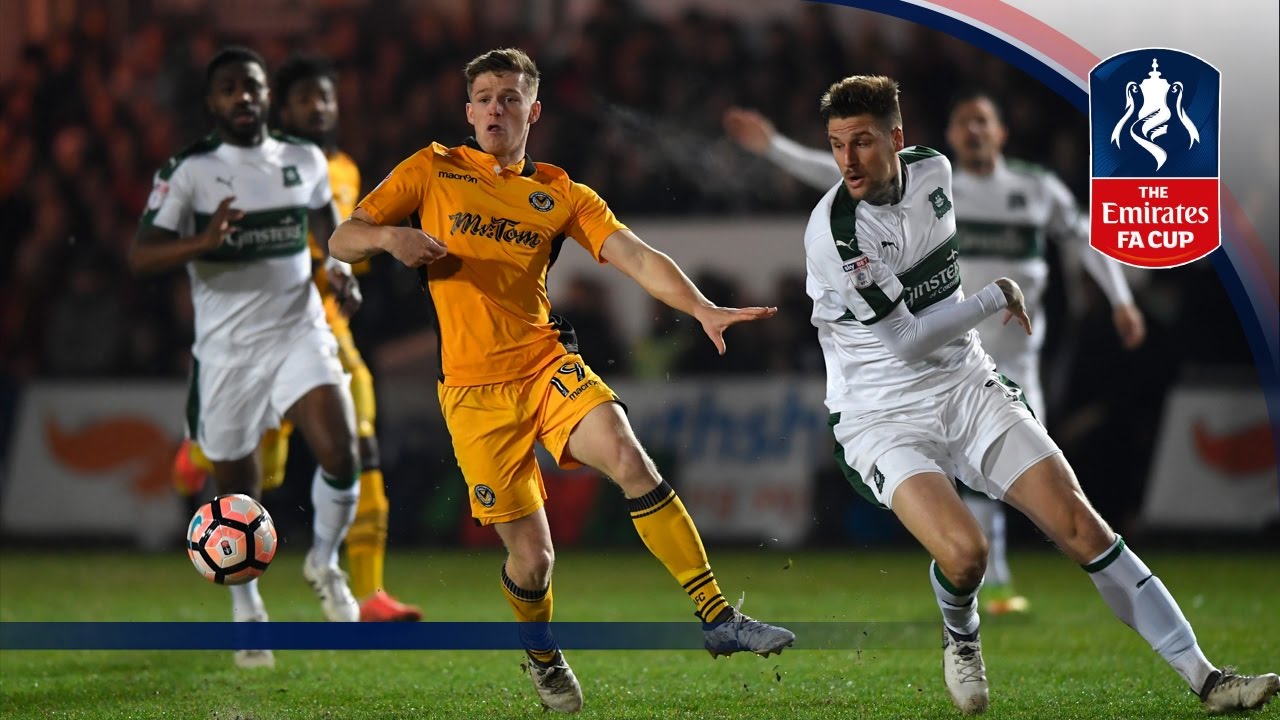 Newport County 01 Plymouth Argyle (Replay) Emirates FA Cup 2016/17 (R2