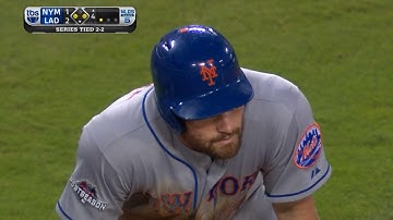 Granderson scores on double, error