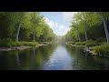 Peaceful Flowing River 🌊 Natural Ambience Sound for Deep Sleep and Stress Relief #686