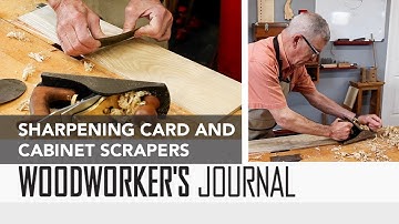 Burnishing and Using Cabinet Scrapers