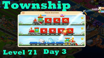 Township Level up 71 Day 3 Walkthrough Routine| new goods buildings | gameplay | ios | android | app
