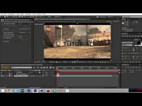 After Effects CS6 2D Motion Track [Tutorial]