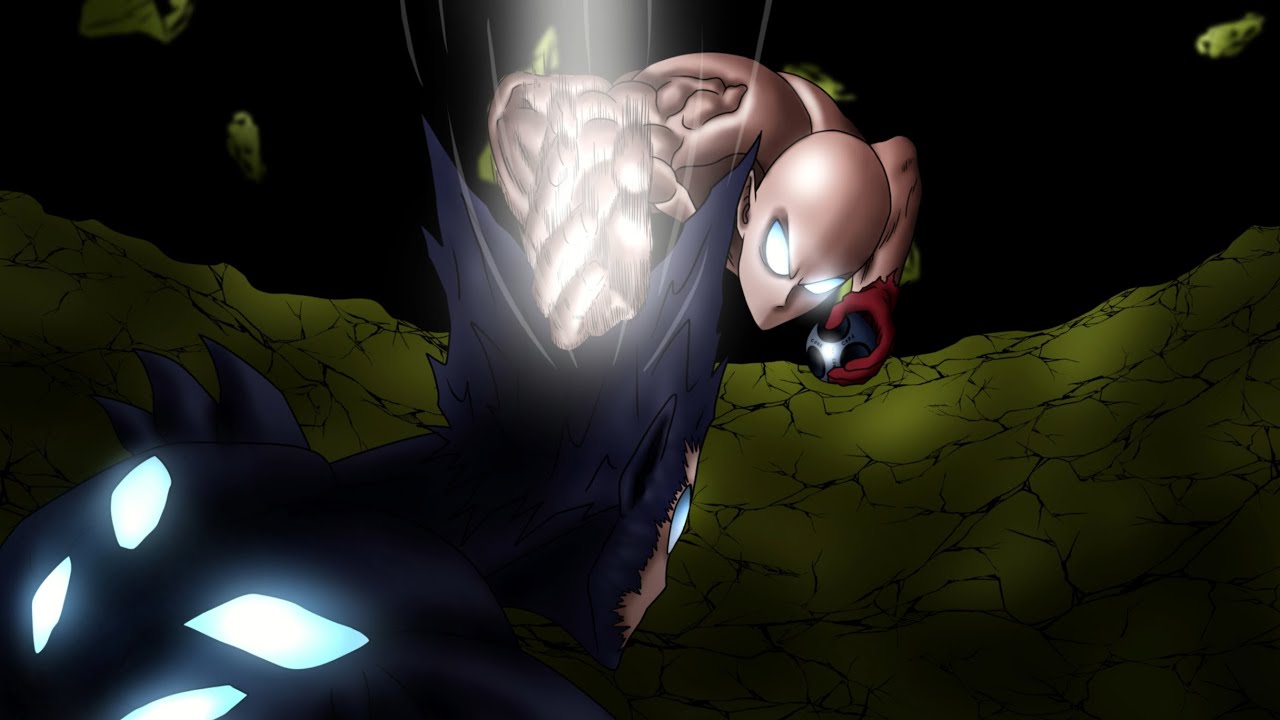 Saitama vs Garou | ONE PUNCH MAN Fan Animation - YouTube
