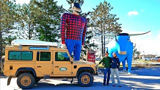 Match Highlights Crossing the Great Plains  - Montana, North Dakota and Minnesota. Land Rover Defender.