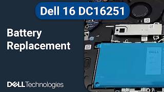 Dell 16 DC16251 | How to replace the battery