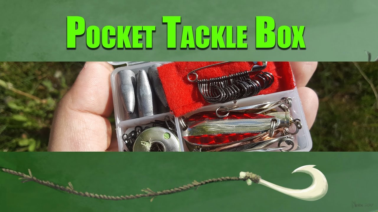 Pocket Tackle Box Survival Fishing Gear 