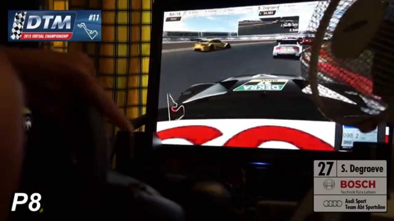 DTM 2015 virtual championship round #11 Moscow - YouTube