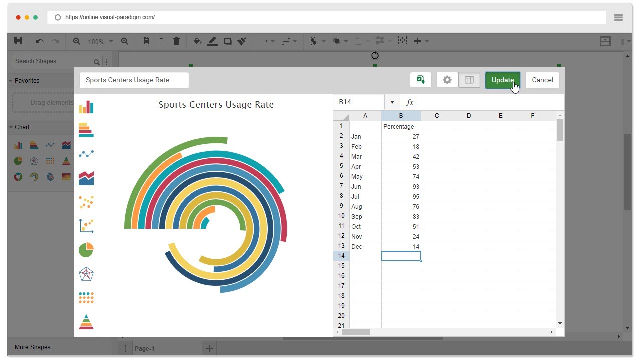 Spiral Chart In Excel