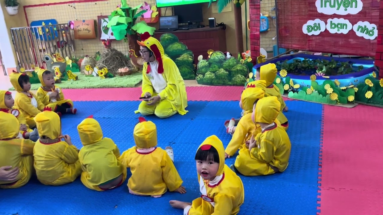 Truyện: Đôi bạn nhỏ - Mầm non Thị Trấn Gôi