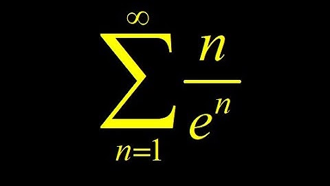 Series convergence n/e^n using the integral test.  Integration by parts with infinite limit.