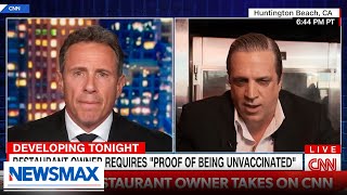 Restaurant owner who took on CNN live speaks out | STINCHFIELD on Newsmax