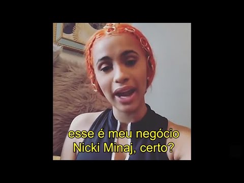 Cardi B expõe e detona Nicki Minaj pelo Instagram (LEGENDADO)