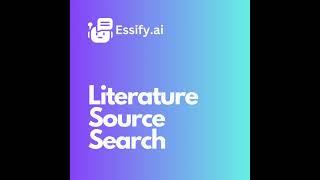 AI Literature Source Search screenshot 4