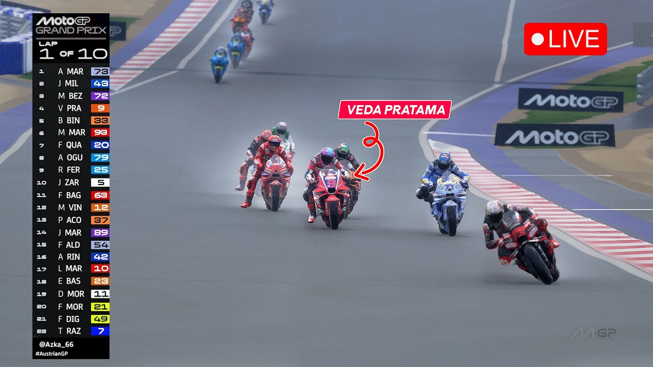 MotoGP™️26❗VEDA BUAT MARQUEZ FRUSTASI DI TRACK BASAH🔥❓HONDA YAMAHA KOMPAK NAIK PODIUM😂