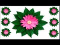 Flower Wall Hanging Craft Ideas With Paper | How To Make Wall Hanging With Paper | DIY Room Decor