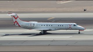Jsx Embraer Erj-135 N251Jx Takeoff From Phx