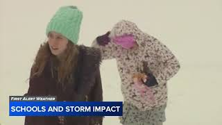 Triangle-area schools cancel or delay classes ahead of snow and sleet