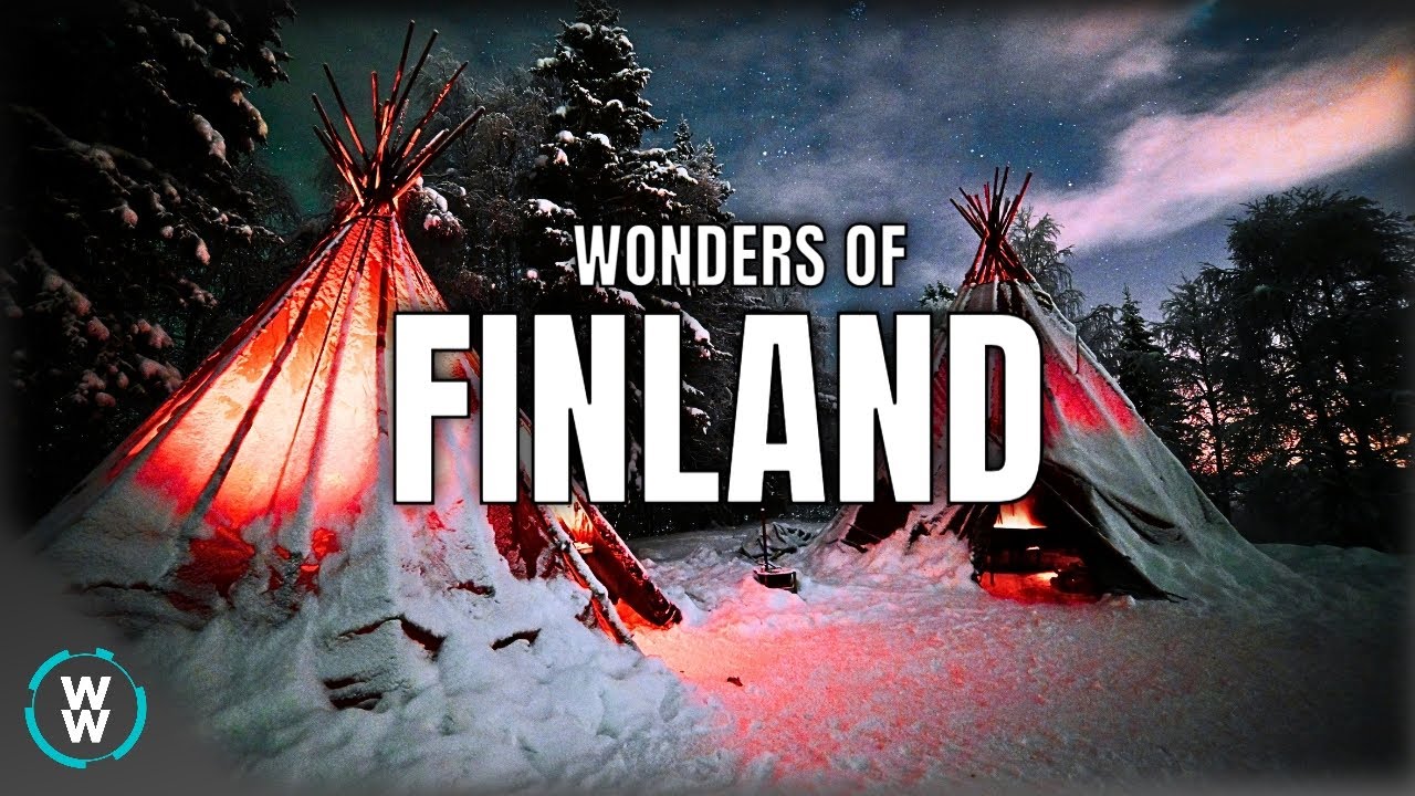 WONDERS OF FINLAND | THE LAND OF A THOUSAND LAKES WHERE ENDLESS LAKE MEETS NORTHERN LIGHTS  IN 4K