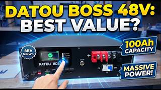 DatuBoss 51.2 V 100Ah Server Rack Battery Testing. Almost Perfect But