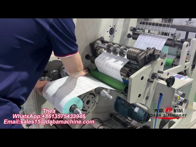 ひでページ DABA 320mm Rotary Die Cutting Machine for Blank Labels with Turret