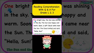 SHORT STORY WITH QUESTIONS | FRIENDS |ENGLISH READING COMPREHENSION FOR GRADE 1, 2, 3|Teacher Preeti