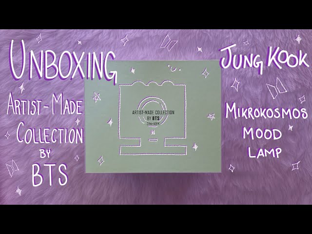 JUNGKOOK (BTS) - 'MIKROKOSMOS MOOD LAMP' (ARTIST-MADE COLLECTION