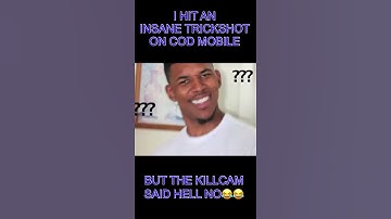 INSANE TRICKSHOT ON COD MOBILE😱 #shorts