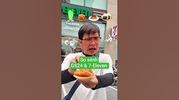 So sánh GS25 & 7-Eleven #food #viralshorts #shorts