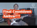 Europe - The Final Countdown Guitar Cover by Dedi Iskandar