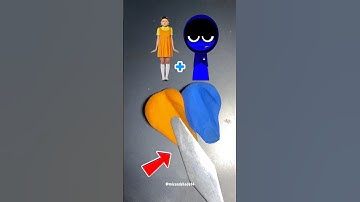 Squidgame🌈guess the mixed color? #squidgame #squidgame2 #sprunki #asmr #asmrvideo #satisfying