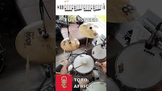 Africa - Toto - Drum Intro With Sheet Music